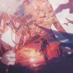 This is a pixiv picture whose title is 雛鸟.