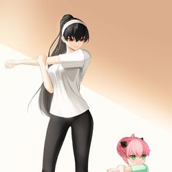 This is a pixiv picture whose title is 特訓.