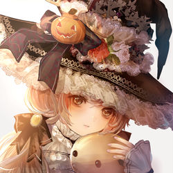 This is a pixiv picture whose title is 魔女娘たち(顔アップ版まとめ).