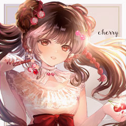 This is a pixiv picture whose title is cherry cosmetics fairy.