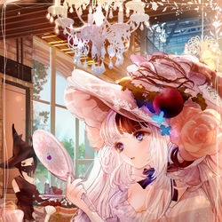 This is a pixiv picture whose title is 白雪姫魔女のコスメショップ.