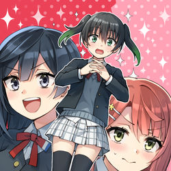This is a pixiv picture whose title is ニジガクアニメも、見てるよ。.