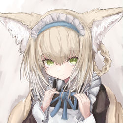 This is a pixiv picture whose title is メイドスズラン.