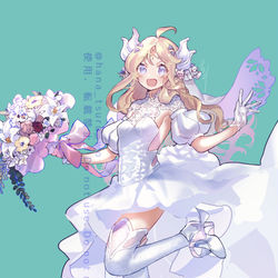 This is a pixiv picture whose title is ウエディング・エクレシア.