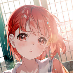 This is a pixiv picture whose title is 行き止まり.