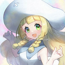 This is a pixiv picture whose title is ポケットモンスターSM　リーリエ.