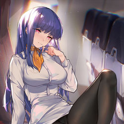 This is a pixiv picture whose title is 浅上藤乃（39）生日贺图.