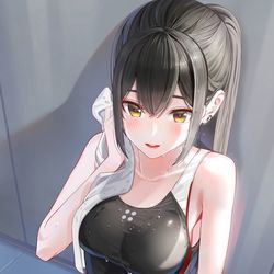 This is a pixiv picture whose title is ▲.
