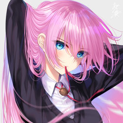 This is a pixiv picture whose title is 式守さん.