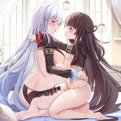 This is a pixiv picture whose title is 更新~贴贴约稿.