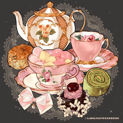 This is a pixiv picture whose title is Teatime.