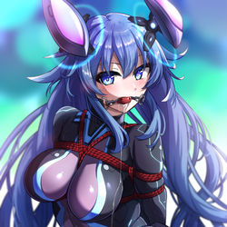 This is a pixiv picture whose title is ネクストパープル緊縛.
