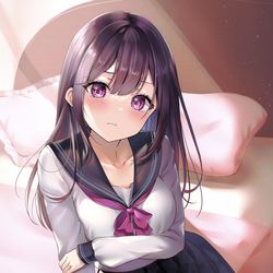 This is a pixiv picture whose title is 構ってほしい同級生ちゃん.
