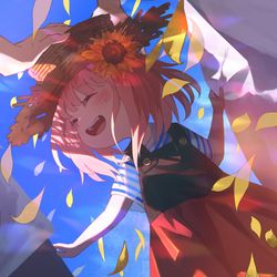 This is a pixiv picture whose title is 🌻.