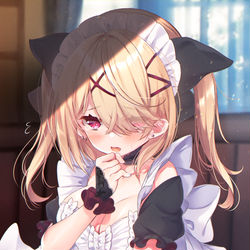 This is a pixiv picture whose title is お仕事中に失敗しちゃうメイドちゃん②.