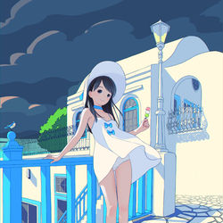 This is a pixiv picture whose title is ミコノスさん.