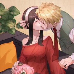 This is a pixiv picture whose title is 父母爱情.