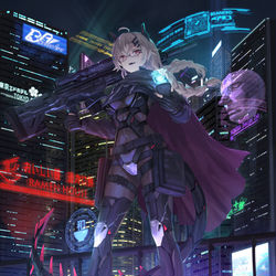 This is a pixiv picture whose title is 良い狩りを【Good hunting】.