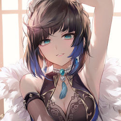 This is a pixiv picture whose title is Yelan.