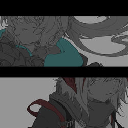 This is a pixiv picture whose title is 灼烧感.