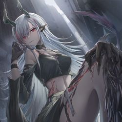 This is a pixiv picture whose title is 路地裏.