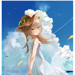 This is a pixiv picture whose title is 夏のらいおん.