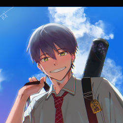 This is a pixiv picture whose title is 夏の日.