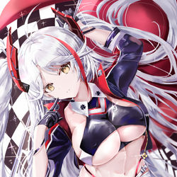 This is a pixiv picture whose title is 【アズールレーン】Final Lap.