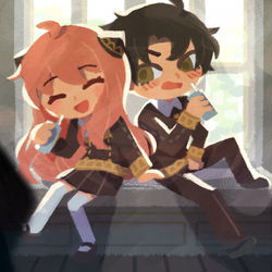 This is a pixiv picture whose title is ダミアニャ！.
