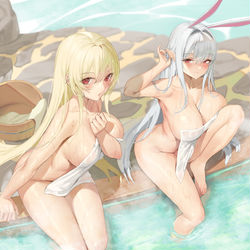 This is a pixiv picture whose title is commission work.