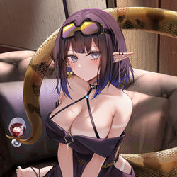 This is a pixiv picture whose title is 森蚺.