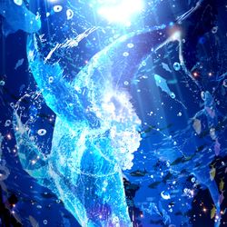 This is a pixiv picture whose title is アクアリウムの夜『君ともう一度』.