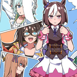This is a pixiv picture whose title is ウマ娘4コマとかまとめ.