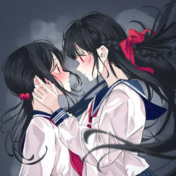 This is a pixiv picture whose title is ひとつになりましょう.