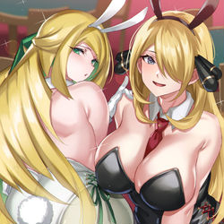This is a pixiv picture whose title is ポケットモンスター乳／尻.