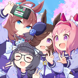 This is a pixiv picture whose title is 写ル◯ですの使い方がわかってない4名（他6枚）.