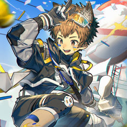 This is a pixiv picture whose title is 橙爪.