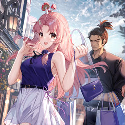 This is a pixiv picture whose title is 胡桃.