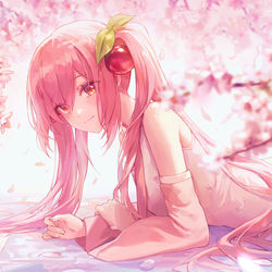 This is a pixiv picture whose title is MIKU.