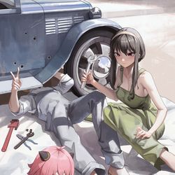 This is a pixiv picture whose title is holiday time.