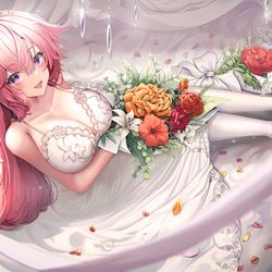 This is a pixiv picture whose title is 八重神子.
