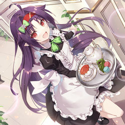 This is a pixiv picture whose title is メイドユウキ（横）.