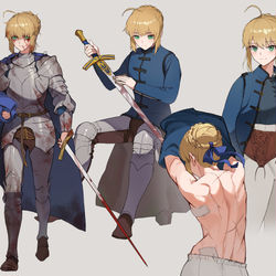This is a pixiv picture whose title is Artoria Pendragon.