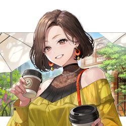 This is a pixiv picture whose title is クヨクヨしてる暇ないぞ、新人クン♪.