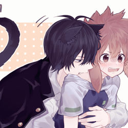 This is a pixiv picture whose title is ヒバツナ.
