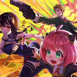 This is a pixiv picture whose title is SPY×FAMILY.
