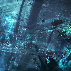 This is a pixiv picture whose title is 魈.