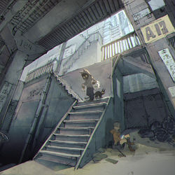 This is a pixiv picture whose title is 「ただいま」.