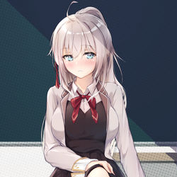 This is a pixiv picture whose title is 妄想 アーリャ【時々ボソッとロシア語でデレる隣のアーリャさん】.