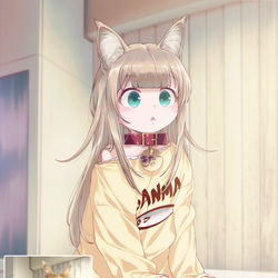 This is a pixiv picture whose title is ごはんの時間を察するきなこ🐈.